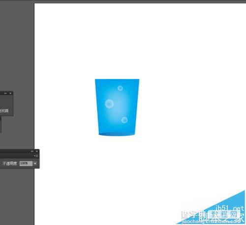 Ai怎么画一个装满水的水杯图标?7