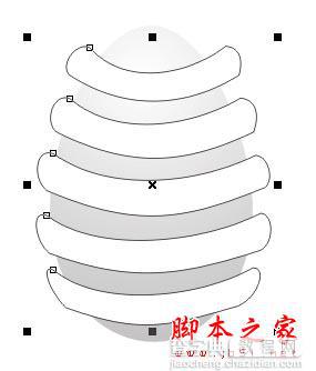 coreldraw绘制简单削皮效果的方法(图文教程)21