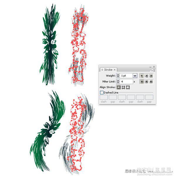 Illustrator(AI)设计打造一个漂亮的海底世界场景实例教程24