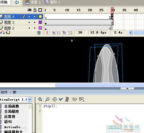 Flash精彩音乐动画实例:窗之恋16