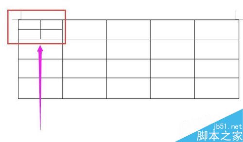 word如何将表格拆分为两个或更多的单元格?7