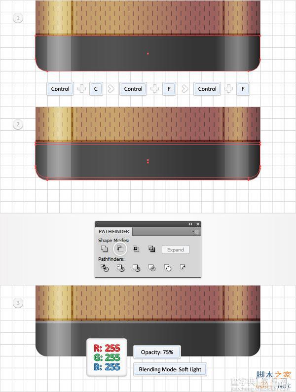 Illustrator绘制精致复杂的复古风格打火机图标18