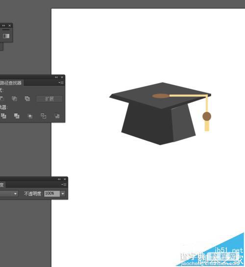 Ai怎么绘制一个毕业季学士帽图标?8