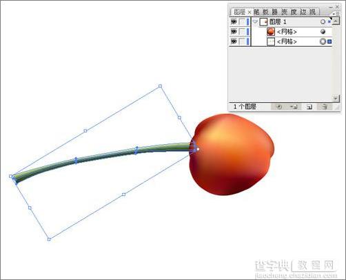 Illustrator实例教程：酸甜可口的樱桃12