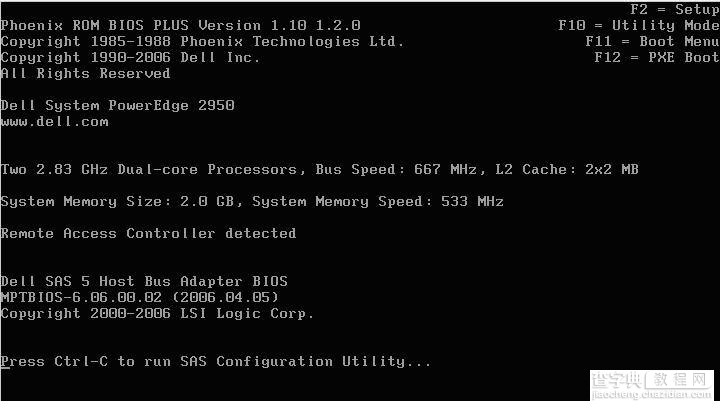 dell服务器 SAS5、6IR阵列卡配置方法(图文详解)1