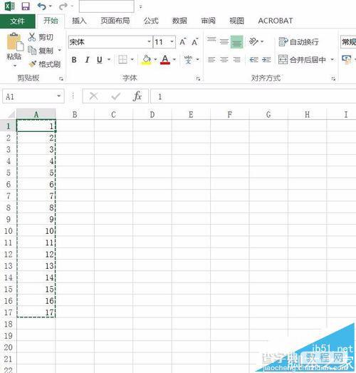 excel2016表格中的数据怎么纵向变横向?4