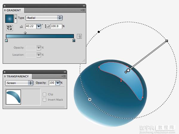 Illustrator CS4 绘制覆盖着雨滴窗口10