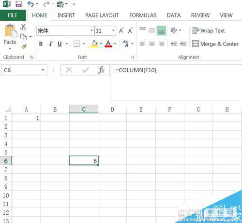 Excel函数应用:函数row和column的用法8