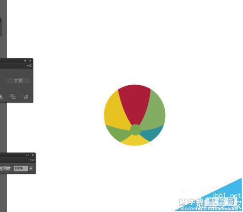 Ai怎么绘制一个彩色的小球?8