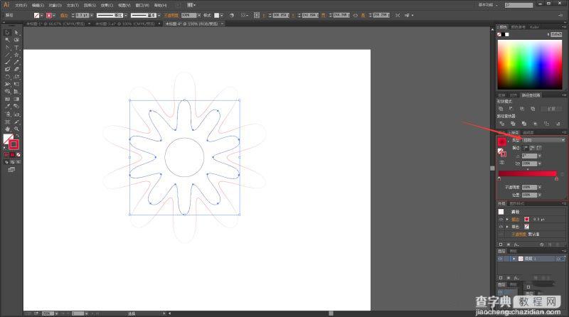 巧用Adobe Illustrator绘制精美的曼陀罗花11