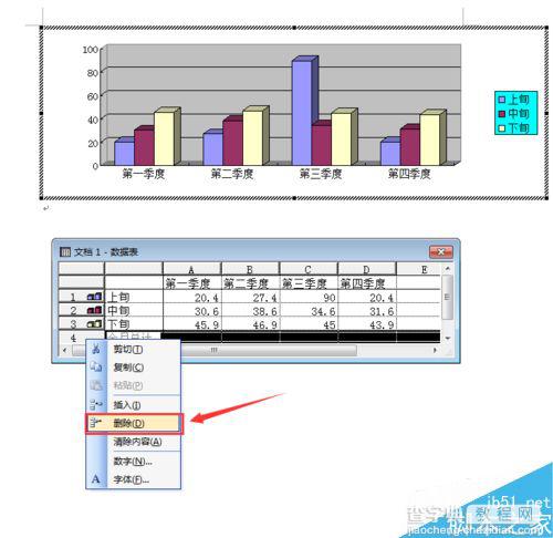 Word2003如何对插入图表进行修改和编辑?11