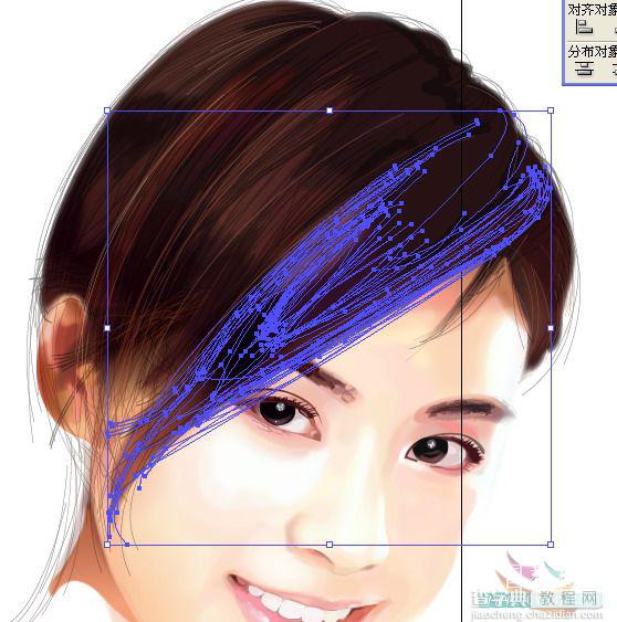 Illustrator 鼠绘教程 网格绘制写实人物98