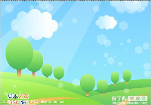 Illustrator(AI)CS2设计绘制欢乐的六一儿童节主题海报实例教程24