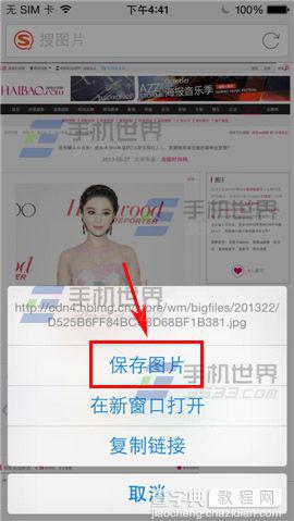 搜狗搜索手机版如何保存图片至手机5