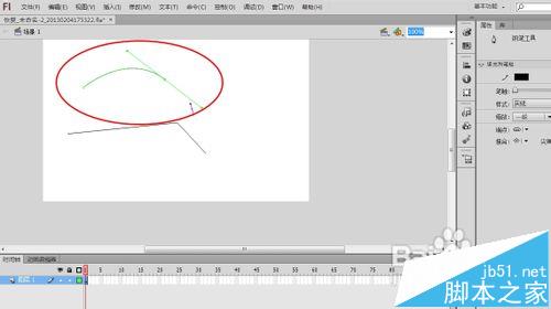 Flash钢笔工具怎么绘制图形?3