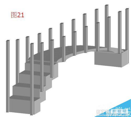 在word文档中绘制一个楼梯效果22