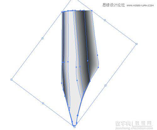 教你用Illustrator创建有钢笔和铅笔的逼真笔筒图标教程20