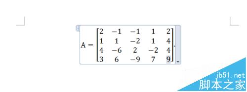 Word2010输入数学公式怎么插入矩阵?8