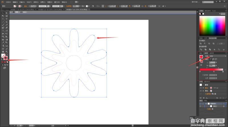 巧用Adobe Illustrator绘制精美的曼陀罗花10