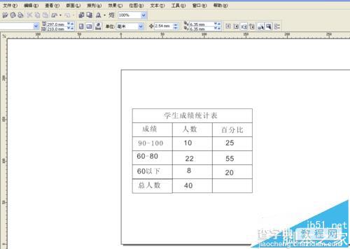 cdr怎么根据表格中的数据制作制作饼形图表?7