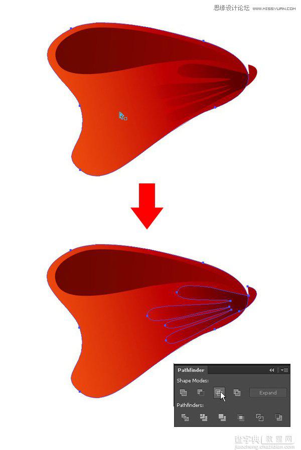 Illustrator(AI)设计绘制精致的圣诞节花环实例教程19