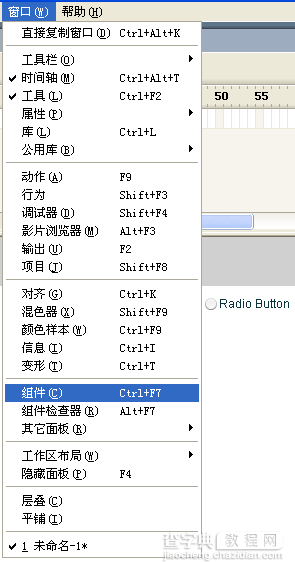 Flash教程:彻底学习RadioButton组件1