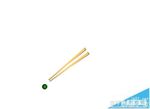 FLASH怎么制作一双筷子夹起小球的动画教程?1