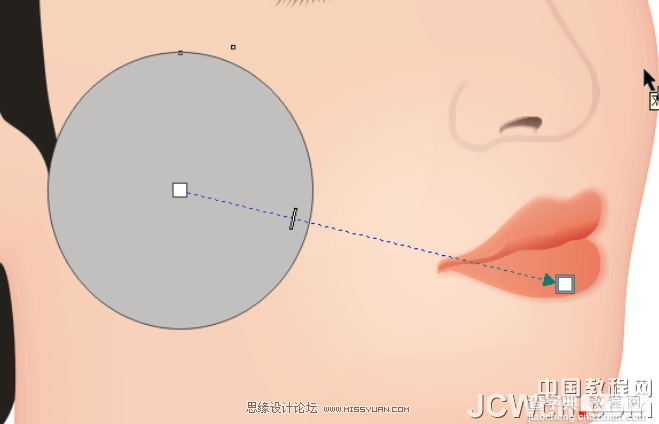 CorelDRAW鼠绘教程：绘制宋代女词人李清照28