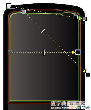 CorelDRAW(CDR)模仿制作诺基亚8800特别版手机实例教程5