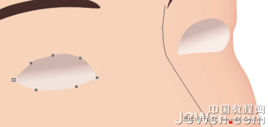 CorelDRAW鼠绘教程：绘制宋代女词人李清照12