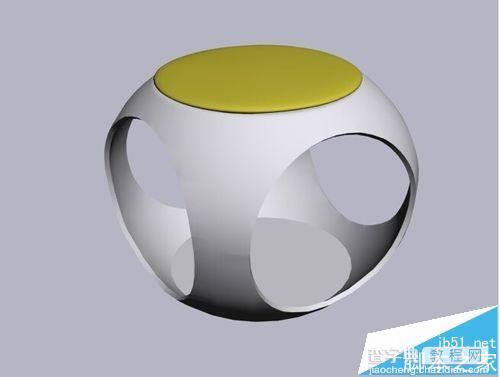 3dmax建模实例教程 时尚圆凳3d模型的制作方法9