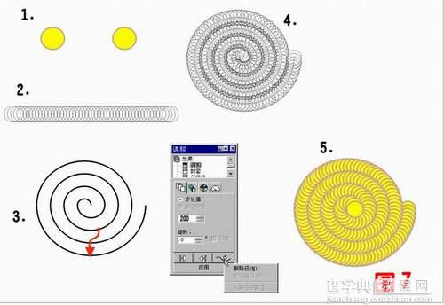 Coreldraw调和工具介绍及应用8