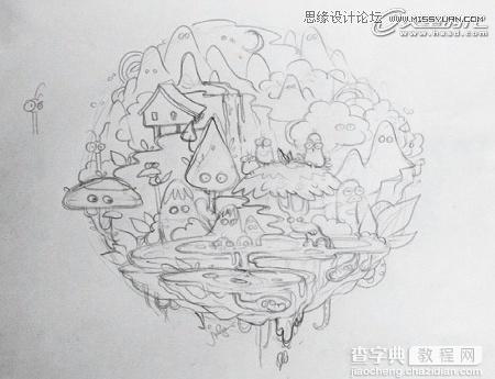 Illustrator(AI)设计制作出卡通风格的插画场景图实例教程2