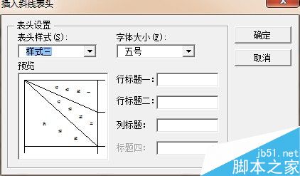 Word怎么插入斜线表头呢?4