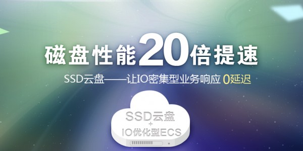 阿里SSD云盘发布性能提升20倍  每月每GB为1元1