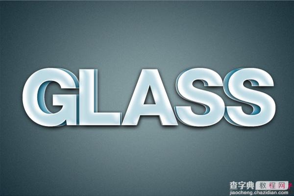 Photoshop打造一款玻璃立体文字16