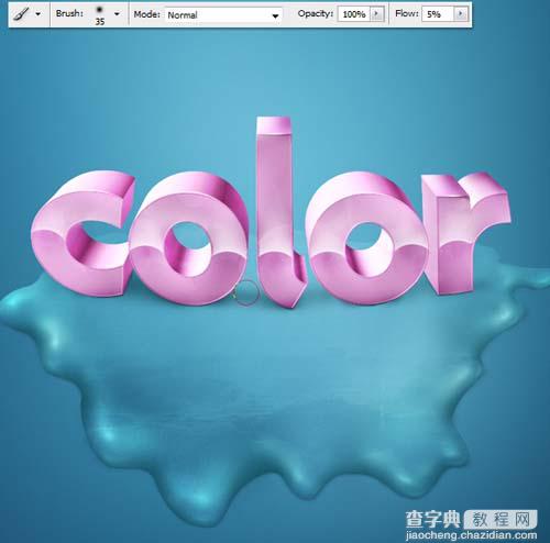 Photoshop 打造超绚的3D字插画50