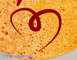 Photoshop设计制作出在饼干上加上逼真的蜜汁字8