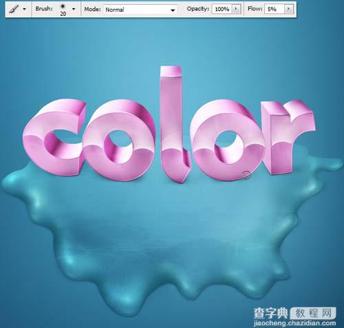 Photoshop 打造超绚的3D字插画49