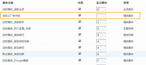 如何在Discuz!7.0的边栏添加广告10