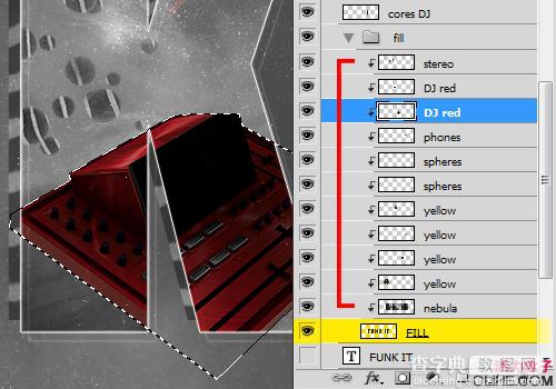 Photoshop 文字教程 剪切蒙版实现的惊人文字特效18