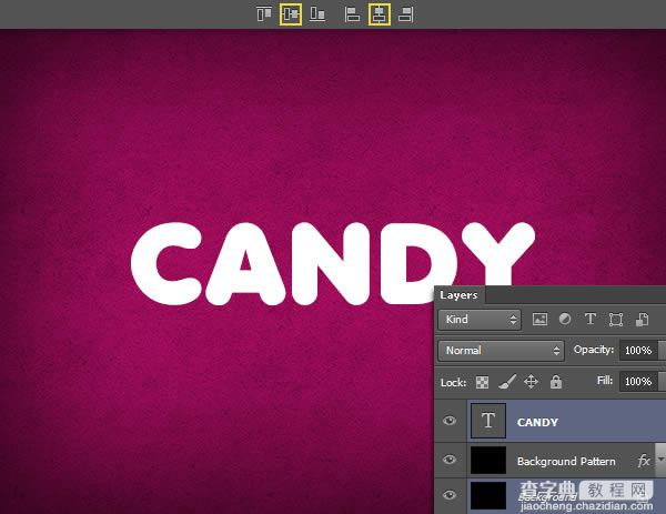 PhotoShop设计制作出可爱的纹理糖果文字特效教程7