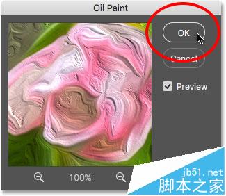 Photoshop CC油画滤镜实例教程讲解51