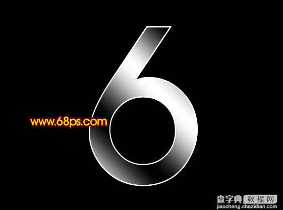 Photoshop 超酷的金属边框纹理字6