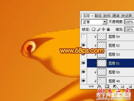 Photoshop设计制作蛇形金色金属2013文字特效25