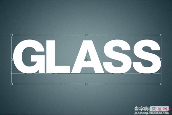 Photoshop打造一款玻璃立体文字6