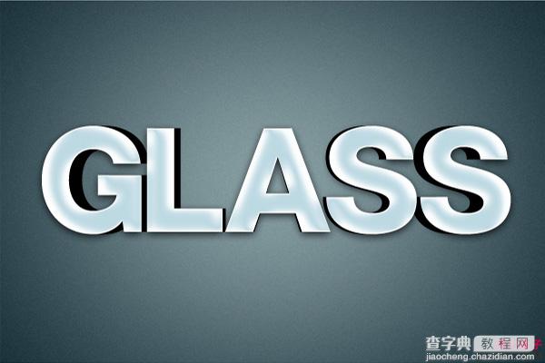 Photoshop打造一款玻璃立体文字11