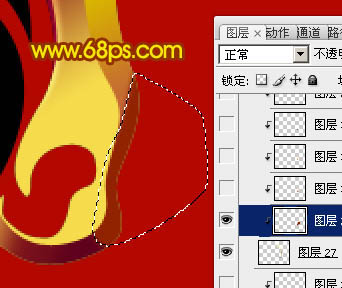 Photoshop制作的超酷的2011新年兔形黄金立体字11