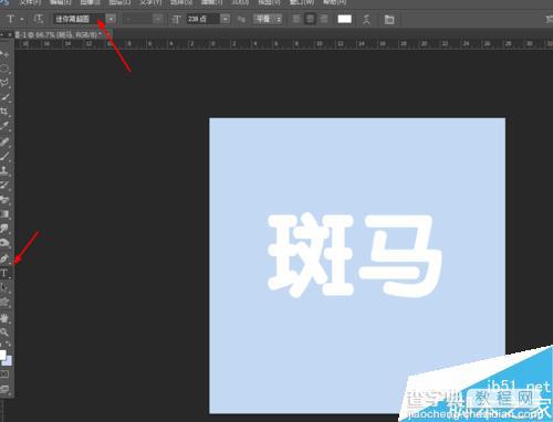 ps简单制作漂亮的斑马字体1