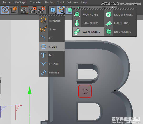 Photoshop结合C4D制作三维立体艺术字母B18